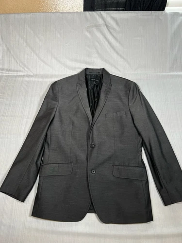 VETEMENTS Giacca blazer INC International Concepts grigio slim fit lucido uomo L tracolla