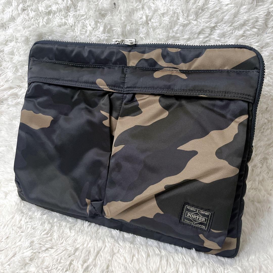 Porter Countershade Camouflage Document Clutch Ba… - image 1