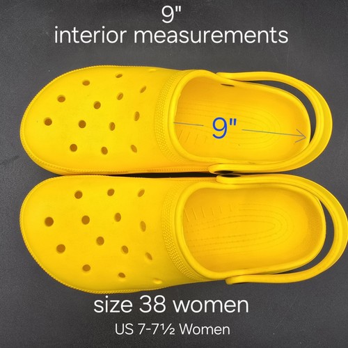 Yellow Crush Platform Slip On Chunky Cosplay Unisex Shoes Crock Type Shoe - Picture 3 of 6