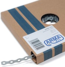Galvanised Steel Band Metal Fixing Strap with Perforated Holes, Builder