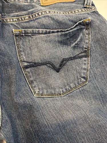 Guess Los Angeles Jeans Size 34x30 Rebel Straight Leg medium Wash - Picture 9 of 10