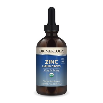 Dr. Mercola Zinc Liquid Drops - Supports Immune & 3.88 Fl Oz (Pack of 1)