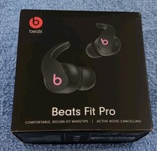 Beats Fit Pro True Wireless Noise Cancelling In-Ear Earbuds Black