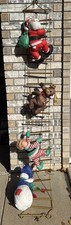 Christmas Santa Reindeer Elf Snowman Plush Rope Ladder Climbing Decoration 7