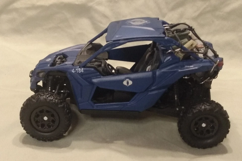 Figura de acción personalizada GI JOE Cobra de 3,75 pulgadas paquete "Supply Run": víbora + ATV Foto 3 de 4