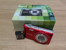 Samsung Digital Camera PL221 16.0MP Red Tested - Boxed with Charging Cable, Case
