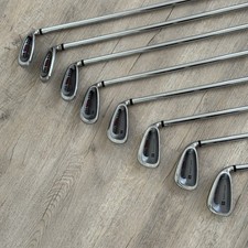 Wilson Deep Red Iron Set 3-PW + SW (Missing 6 Iron) Steel Shafts Right-Handed