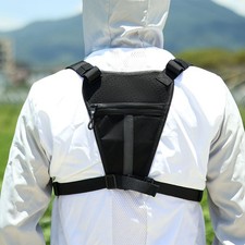 Sports Chest Bag Water Resistant Lightweight Men Front Running Vest Bag BIFT