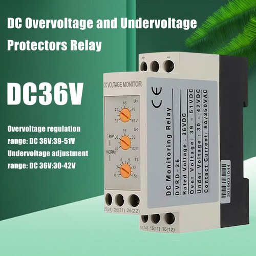 DVRD 12V/V24/36V/48V Low Voltage Surge Protection Relay over/under voltage - Afbeelding 6 van 33