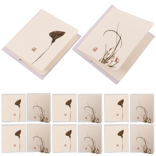 24Pcs Chinese Style Children Handmade Blessing Cards for Festival Gift Party wit - Picture 8 of 11