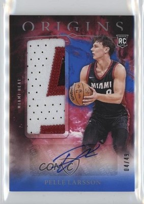 2024 Panini Origins Rookie Jersey Auto Blue /49 Pelle Larsson #RJA-PLH RC 12wc