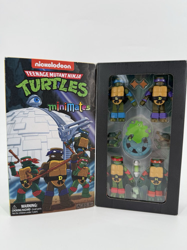 TMNT Teenage Mutant Ninja Turtles Minimates PX Exclusive Retro VHS Box Set New