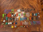 Vintage GI Joe Street Fighter & Street Fighter 2 HUGE Accessories and Parts Lot