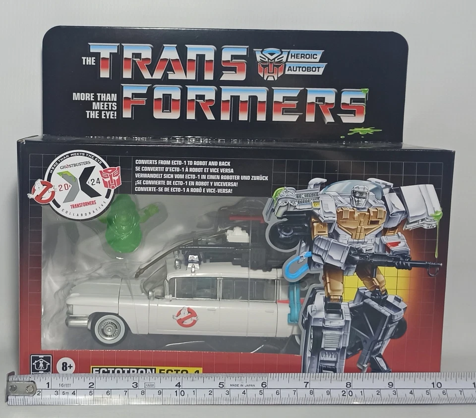 HASBRO 2024 COLLABORATIVE TRANSFORMERS x GHOSTBUSTERS ECTOTRON ECTO-1 SEALED - Image 2 of 4