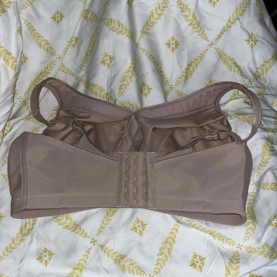 Sujetador Glamorise RN 15564 Beige Sport Elite Performance Sin Alambres Talla 38H Nuevo sin Etiquetas Foto 3 de 3