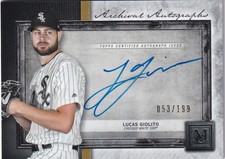 2020 Topps Museum Collection Lucas Giolito Archival Auto /199 White Sox