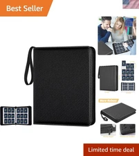 Waterproof 9-Pocket Card Binder for Yu-Gi-Oh, TCG, & More - 50 Sheet Included