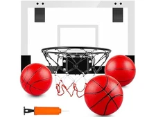 TREYWELL Indoor Basketball Hoop BlackWhite Basketball Hoop without  