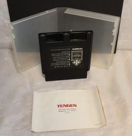 KLAX Cartridge Manual Storage box Nintendo Entertainment System NES Tested WORKS