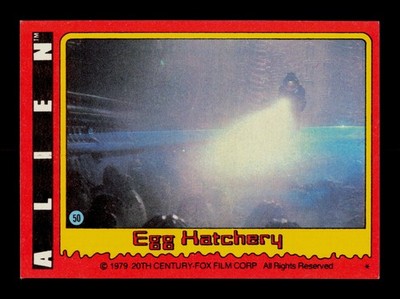 Egg Hatchery 50 Alien 1979 Trading Card TCG