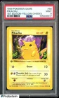 1999 Pokemon Game 1st Edition Yellow Cheeks Shadowless #58 Pikachu PSA 9 MINT