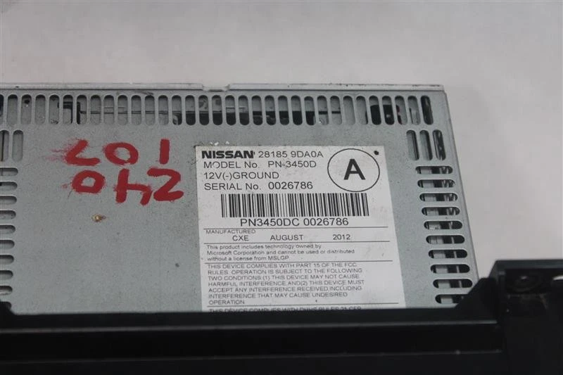 RADIO EX35 FX35 FX50 G25 G37 M35H M37 M56 QX56 370Z Máxima 11-13 1338169 Foto 2 de 4