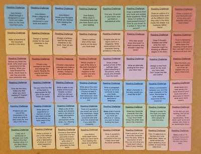 Guided Reading Challenge Lernkarten - Ressourcen zur Heimbildung