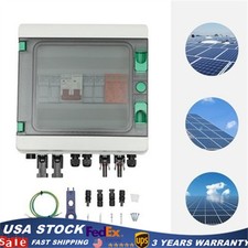 DC 500V / 1000V Solar PV Combiner Box 2 Strings Circuit Breaker For Solar Panel