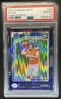 2024 Panini Donruss Optic Bo Nix Purple Shock Rated Rookie #209 Broncos PSA 10