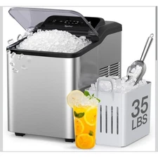Typhur Fast Nugget Ice Maker 35 LBS Daily Output Chewable Ice 1 Touch Clean