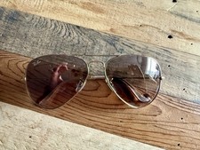 Ray-Ban Aviator Gradient In Gold And Crystal Brown Pink