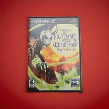 The Nightmare Before Christmas Oogies Revenge Ps2 PlayStation Cib Mint