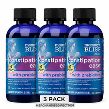 3 PACK Mommy Bliss Baby Constipation Ease 6 Months 4 fl oz 120 ml 07/2027