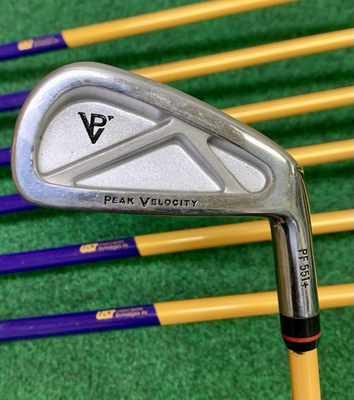 #ad #ad Maltby Peak Velocity PF 551 Iron Set 3 9 Pro Force 75 Gold Stiff Flex RH $159.96