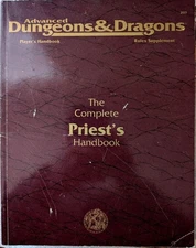 The Complete Priests Handbook TSR Advanced Dungeons & Dragons 2ND Edition 1990