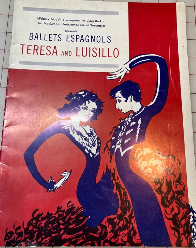 1950's BALLETS ESPANGNOLS WITH TERESA AND LUISILLO PRESENTED BY PARISIENNES ARTS