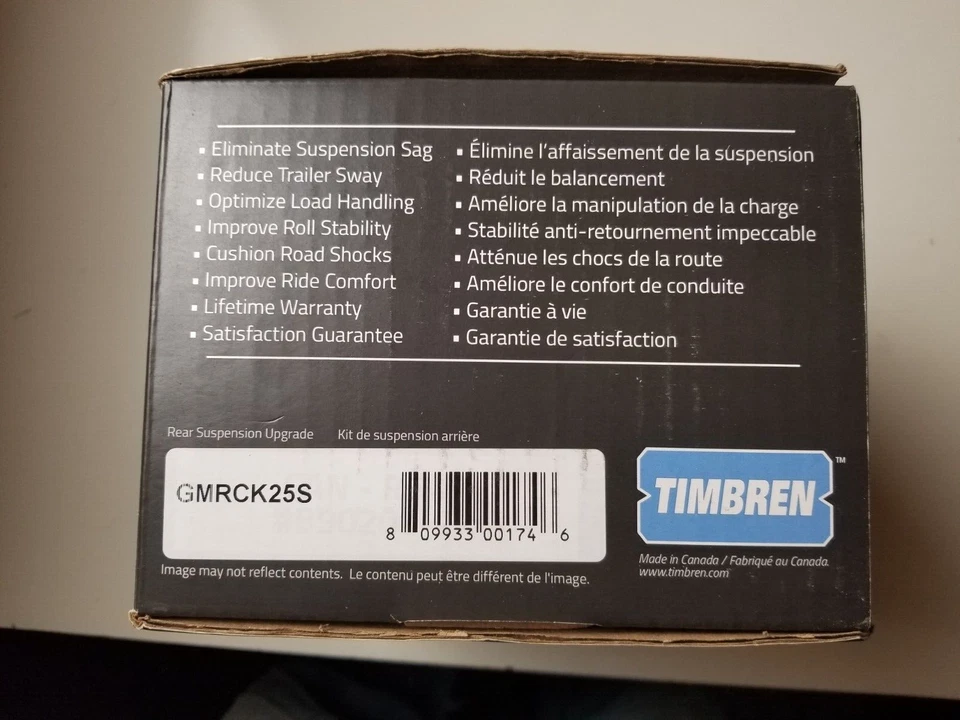 Kit de actualización de suspensión trasera Timbren GMRCK25S (se vende cada uno) Foto 2 de 4