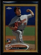 TSUYOSHI WADA 2012 TOPPS CHROME #185 ROOKIE GOLD REFRACTOR #39/50 BA1610
