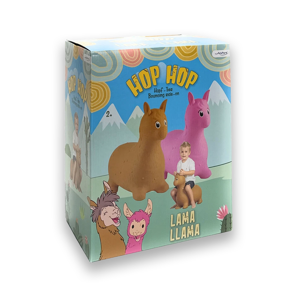 John Hop Hop Lama Hüpftier Hüpfspielzeug Hop Hopser Sprungpferd Sprung Sitztier