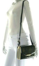Ted Baker London Malley Parallel Bars Metallic Shoulder Crossbody Bag Olive 
