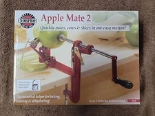 Norpro Apple Mate 2 Apple Peeler, Red (t159)