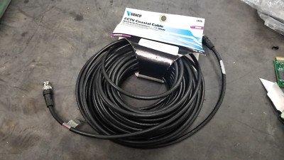 New Vanco BB75 CCTV BNC to BNC Connector Video Coaxial Cable 75'
