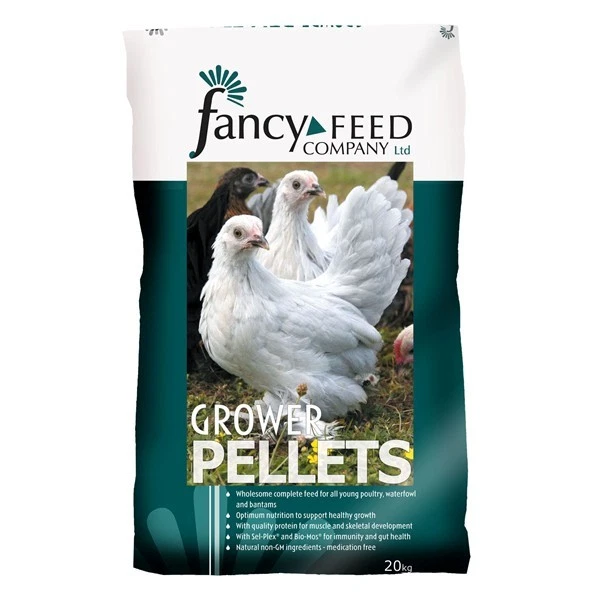 FANCY FEEDS 20KG FANCY FEED GROWERS PELLETS CHICKEN-HEN-FOOD-FEED