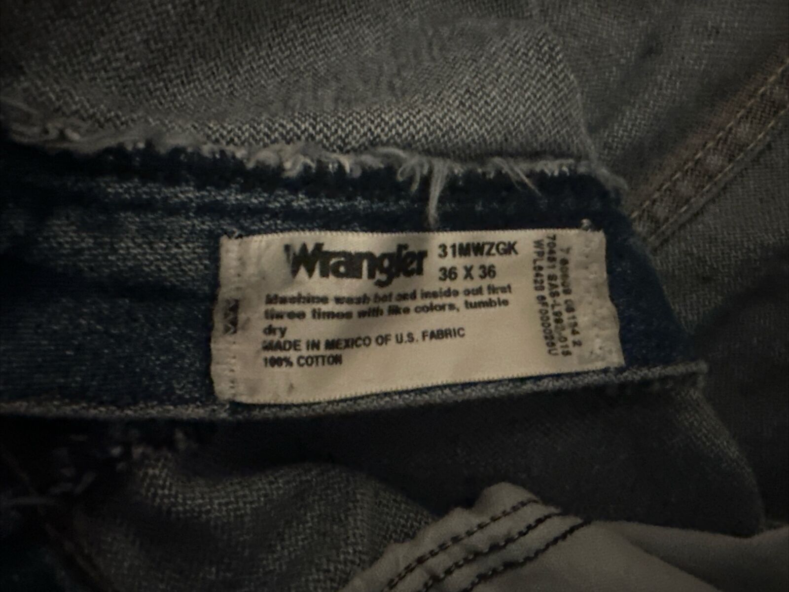 2 Pair Wrangler Relaxed jeans 36x36 - Western Lot - image 4