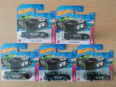 Hot Wheels Muscle and Blown Schwarz HW Drift Treasure Hunt 2022 