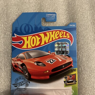 2019 Hot Wheels Exotics Jaguar XJ220 Orange 234/250/ 2019 Factory