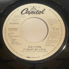 Dayton: It Must Be Love / (Same) 45 - Capitol - Modern Soul