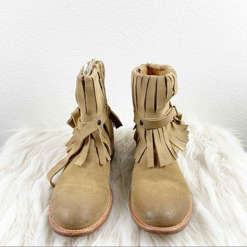 Women’s Matisse Brown Suede Fringe Western Boots 7 US! - Picture 2 of 7