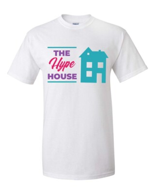 Retro The Hype House Unisex Adult Short Sleeve T-shirt