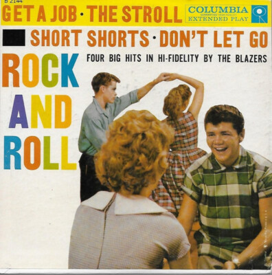 Frankie Tucker - Get A Job 1958 7'', EP  B-2144 Very Good (VG)